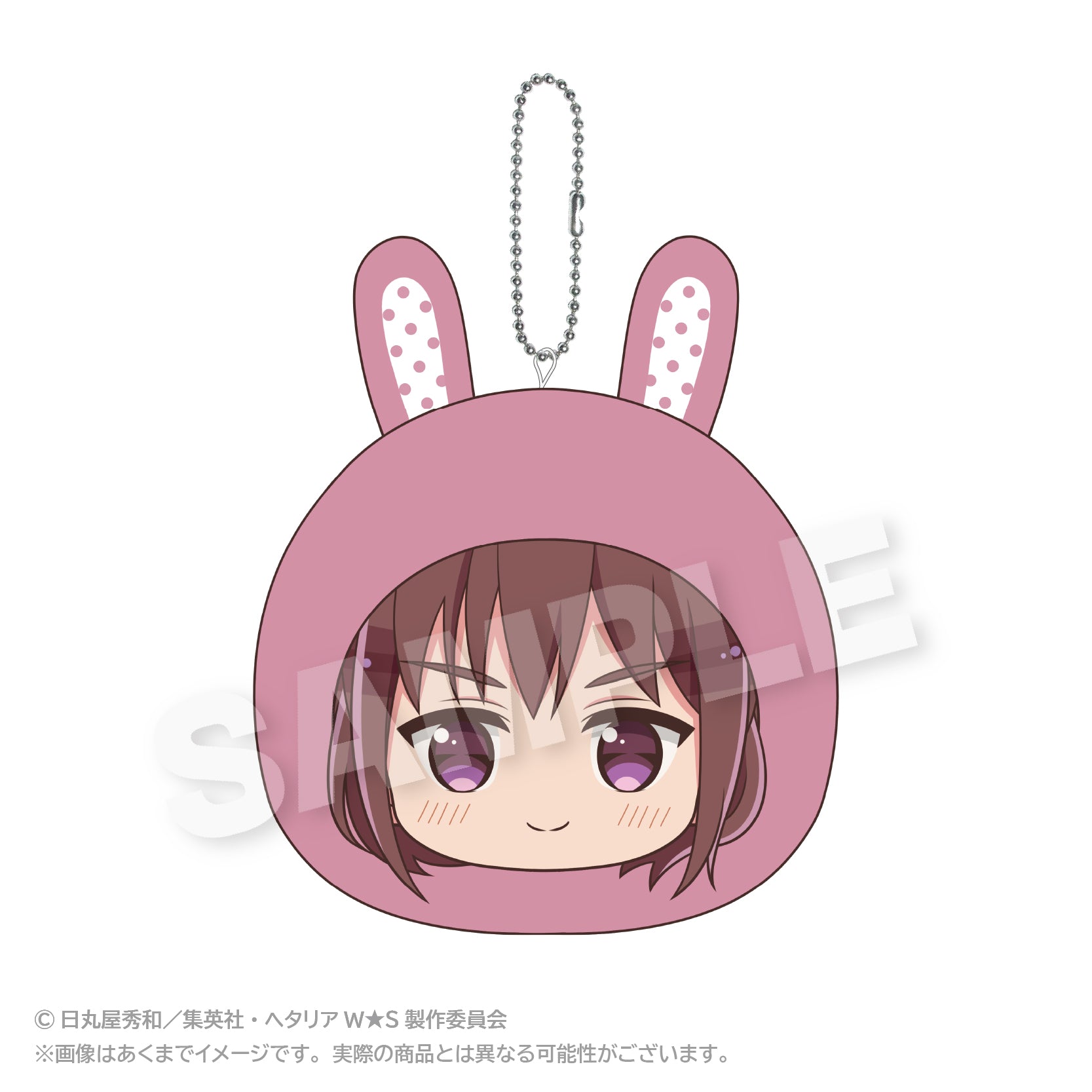 Hetalia World Stars Cushion Key Chain Animal Hoodie Ver. Czech