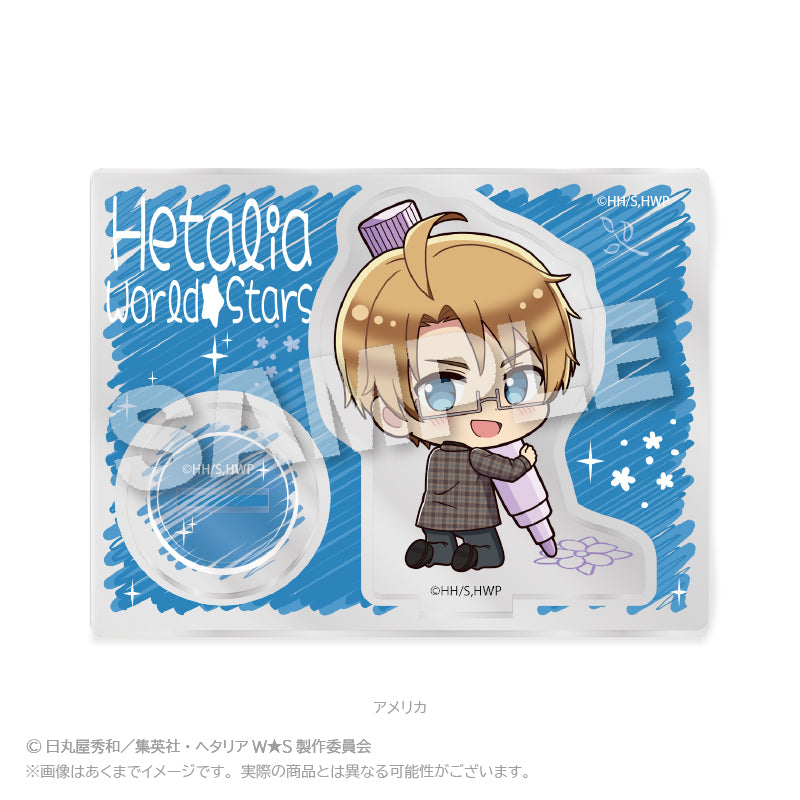 Hetalia World Stars Mini Character Stand Oekakiccho Ver. USA