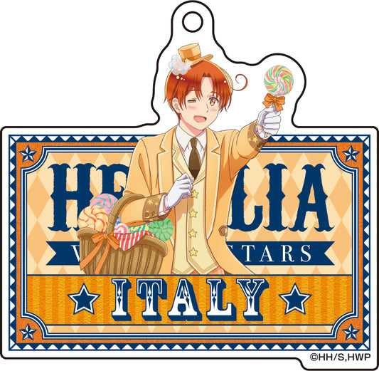 Hetalia World Stars Original Illustration Acrylic Key Chain Collection Circus Ver.
