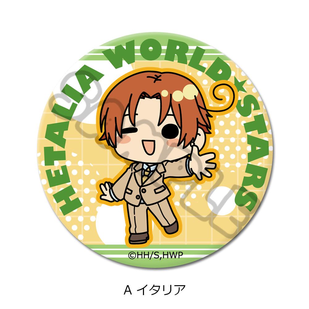 Hetalia World Stars Round Can Badge (57mm) A Italy