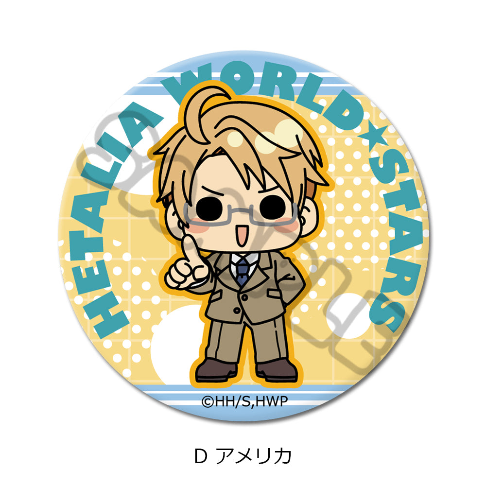 Hetalia World Stars Round Can Badge (57mm) D USA