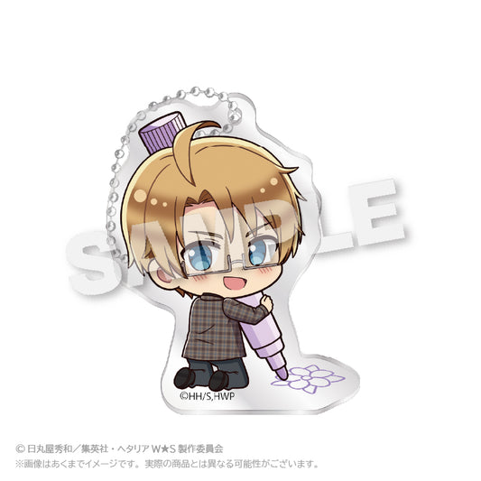 Hetalia World Stars Trading Acrylic Key Chain Oekakiccho Ver. Vol. 2