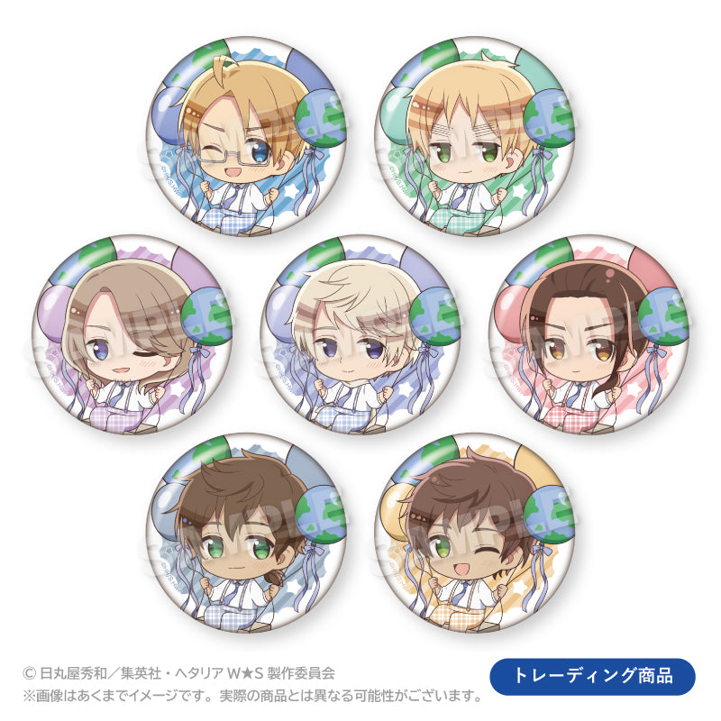 Hetalia World Stars Trading Balunko Can Badge B Box