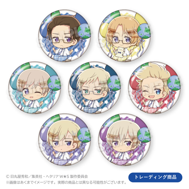 Hetalia World Stars Trading Balunko Can Badge C Box