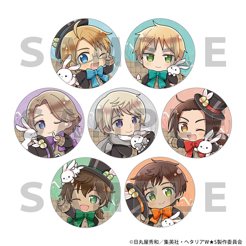 Hetalia World Stars Trading Can Badge Easter / Ver. B