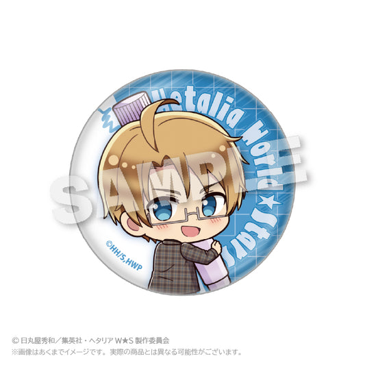 Hetalia World Stars Trading Can Badge Oekakiccho Ver. Vol. 2