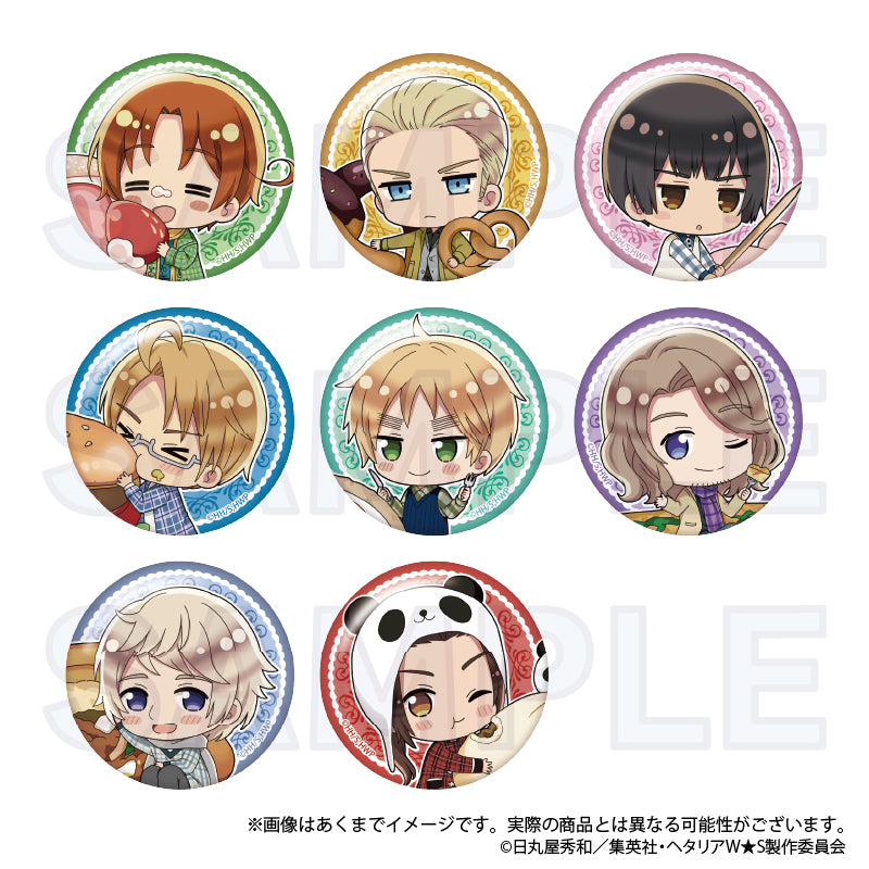 Hetalia World Stars Trading Can Badge Yummy! Ver. Vol. 1