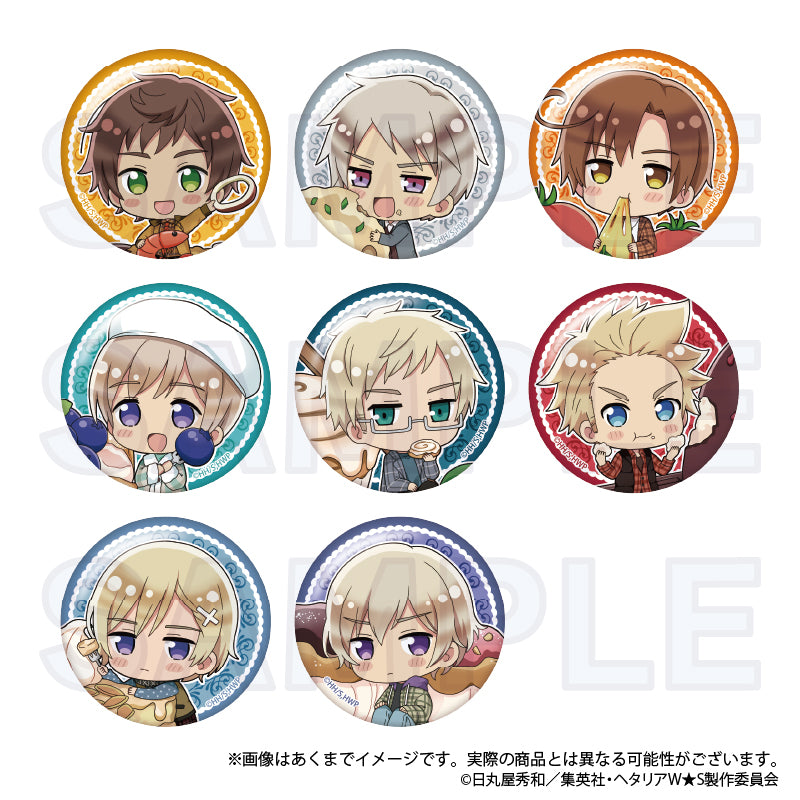 Hetalia World Stars Trading Can Badge Yummy! Ver. Vol. 2