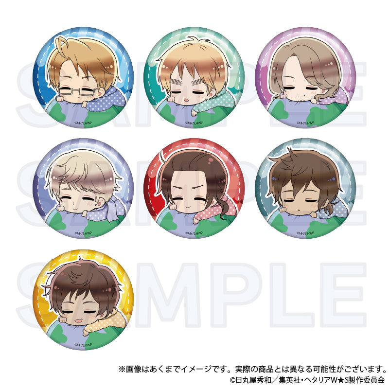 Hetalia World Stars Trading Fuwamin Can Badge B Box