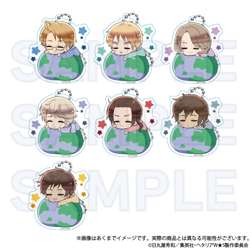 Hetalia World Stars Trading Fuwamin Key Chain B Box