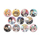 Hologram Can Badge (57mm) Reborn! x SANRIO CHARACTERS 01 Collaboration Illustration