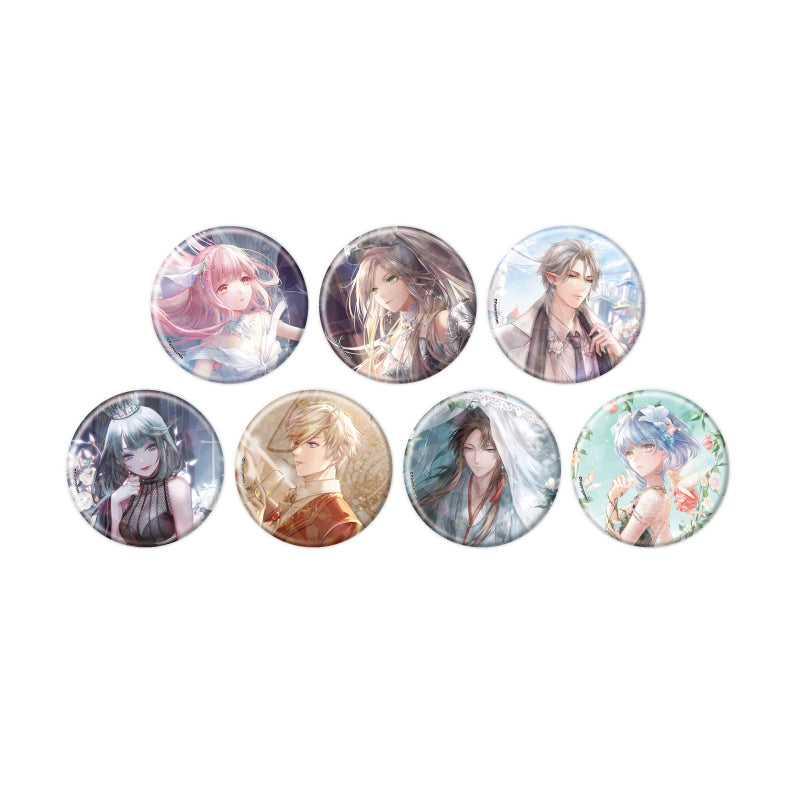 Hologram Can Badge (65mm) Shining Nikki 01 Official Illustration