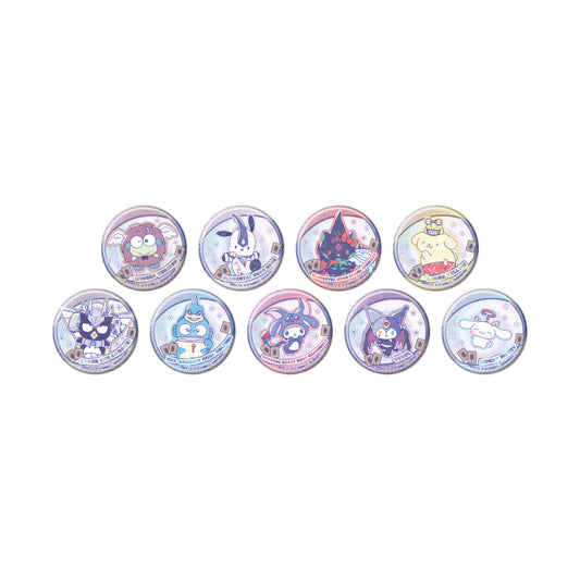 Hologram Can Badge (65mm) Yu-Gi-Oh! Duel Monsters GX x Sanrio Characters 01 Collaboration Illustration