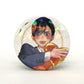 Hologram Can Badge (57mm) Hanamaru Manga Vol. 100 Anniversary Fair 02