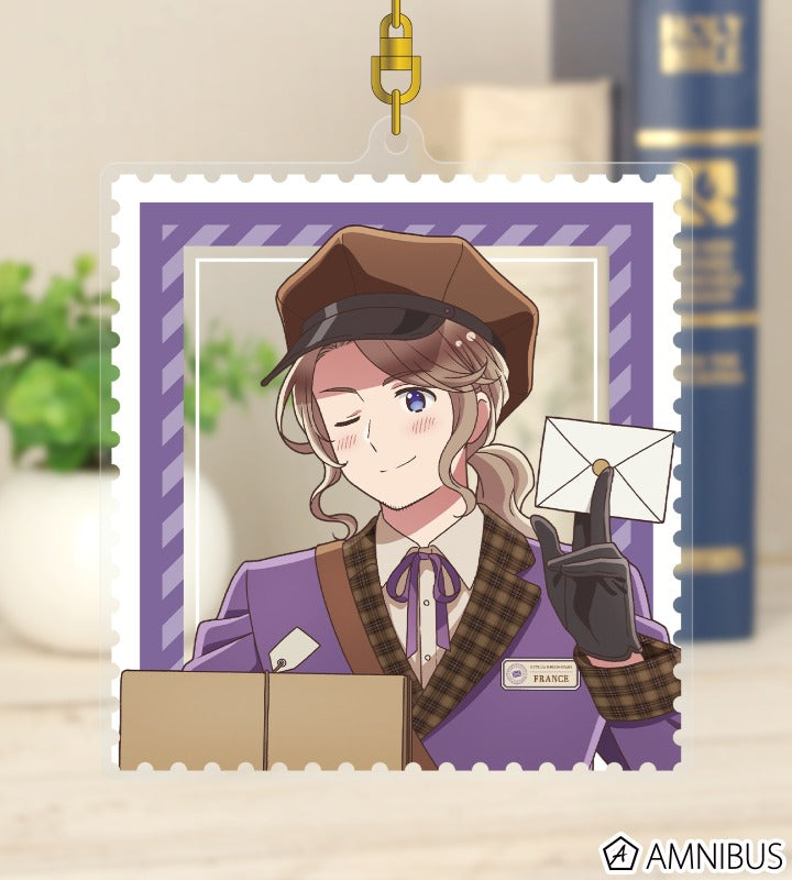 Hetalia World Stars Original Illustration France Postman Ver. Big Acrylic Key Chain