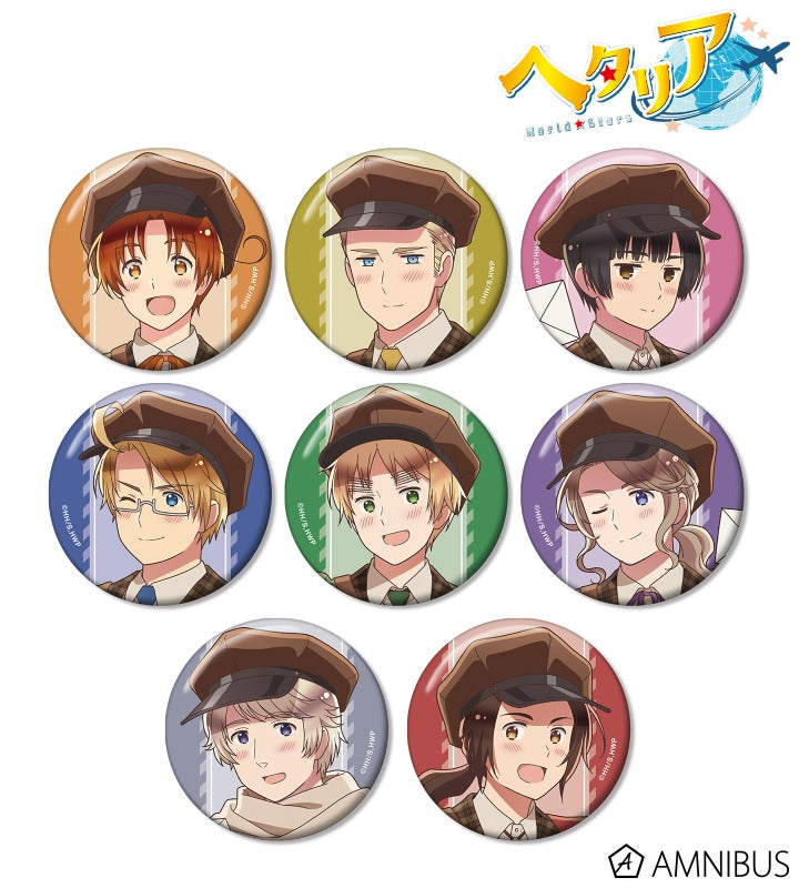 Hetalia World Stars Original Illustration Postman Ver. Trading Can Badge