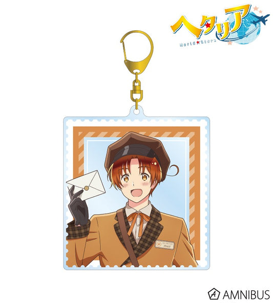 Hetalia World Stars Original Illustration Italy Postman Ver. Big Acrylic Key Chain