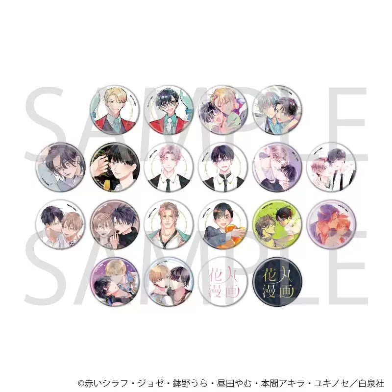 Hologram Can Badge (57mm) Hanamaru Manga Vol. 100 Anniversary Fair 02