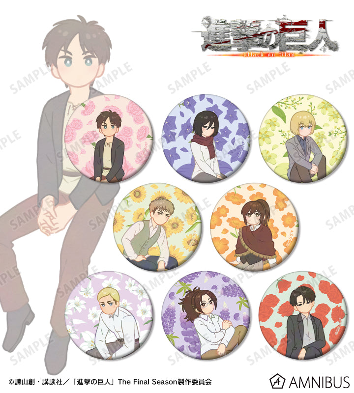 Attack on Titan Trading Botania Vol. 3 Matte Can Badge