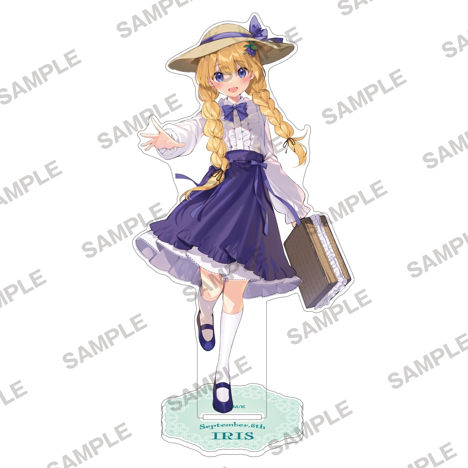 Kono Subarashii Sekai ni Shukufuku wo! Birthday Celebration 2023 Original Illustration Acrylic Stand Iris