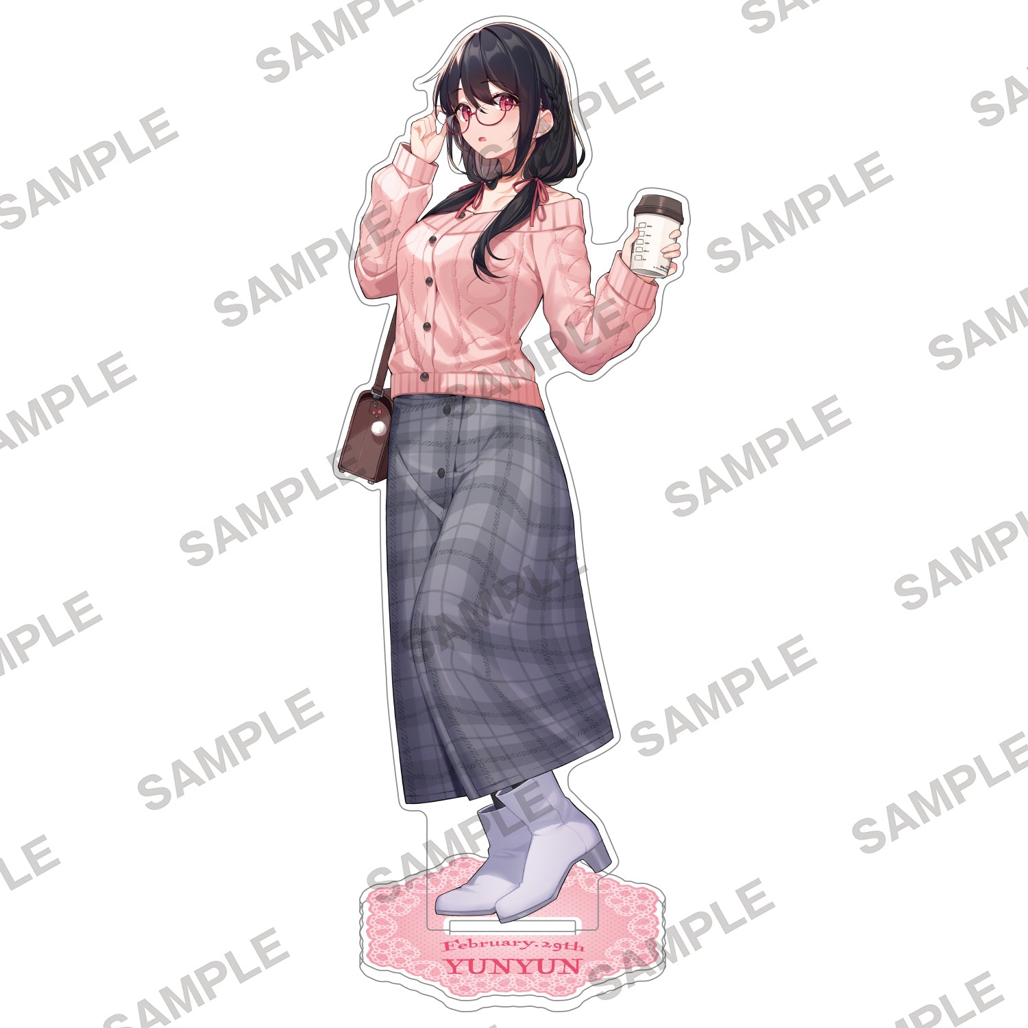 Kono Subarashii Sekai ni Shukufuku wo! Birthday Celebration 2023 Original Illustration Acrylic Stand Yunyun