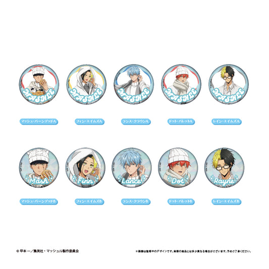 Mashle: Magic and Muscles Lame Can Badge White Winter Ver.