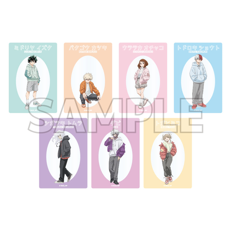 My Hero Academia Clear Card Set Light Color Style