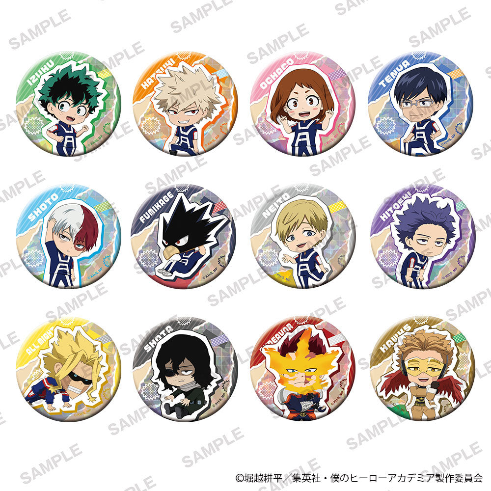 My Hero Academia Kirakira Can Badge Collection Warm-up Exercise Ver.