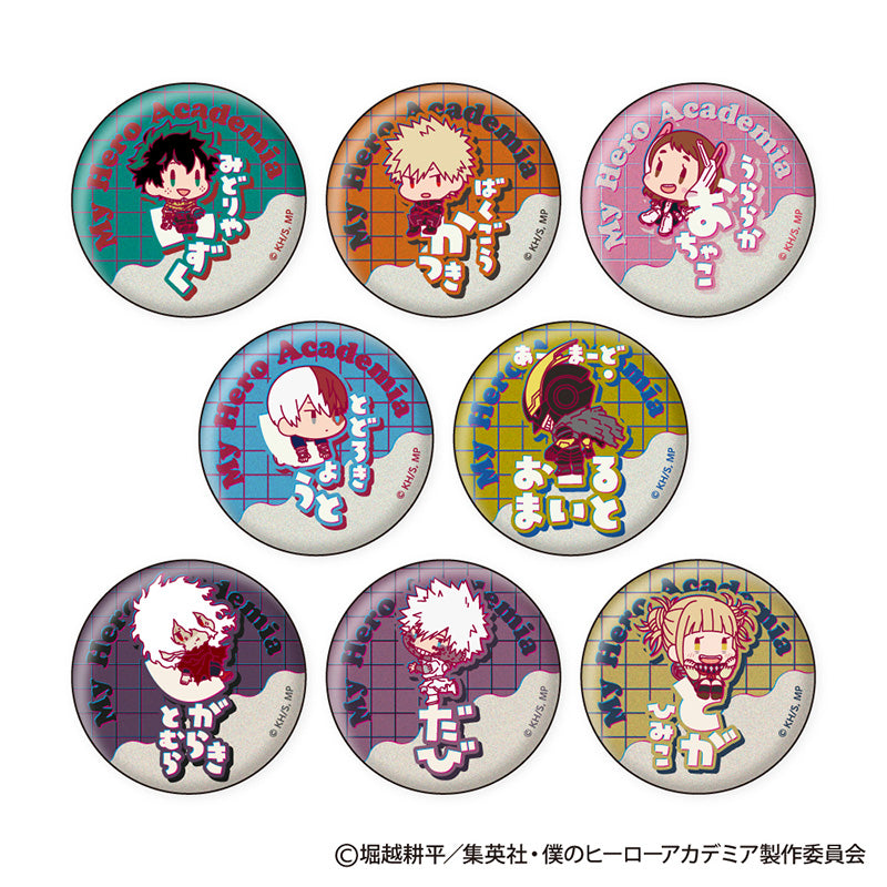 My Hero Academia Onamae Pitanko Can Badge Collection