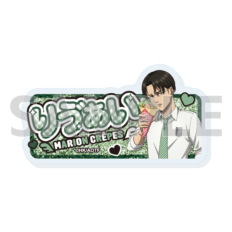 Name Acrylic Plate Badge Attack on Titan The Final Season 03 Levi Ackerman (Original Illustration)