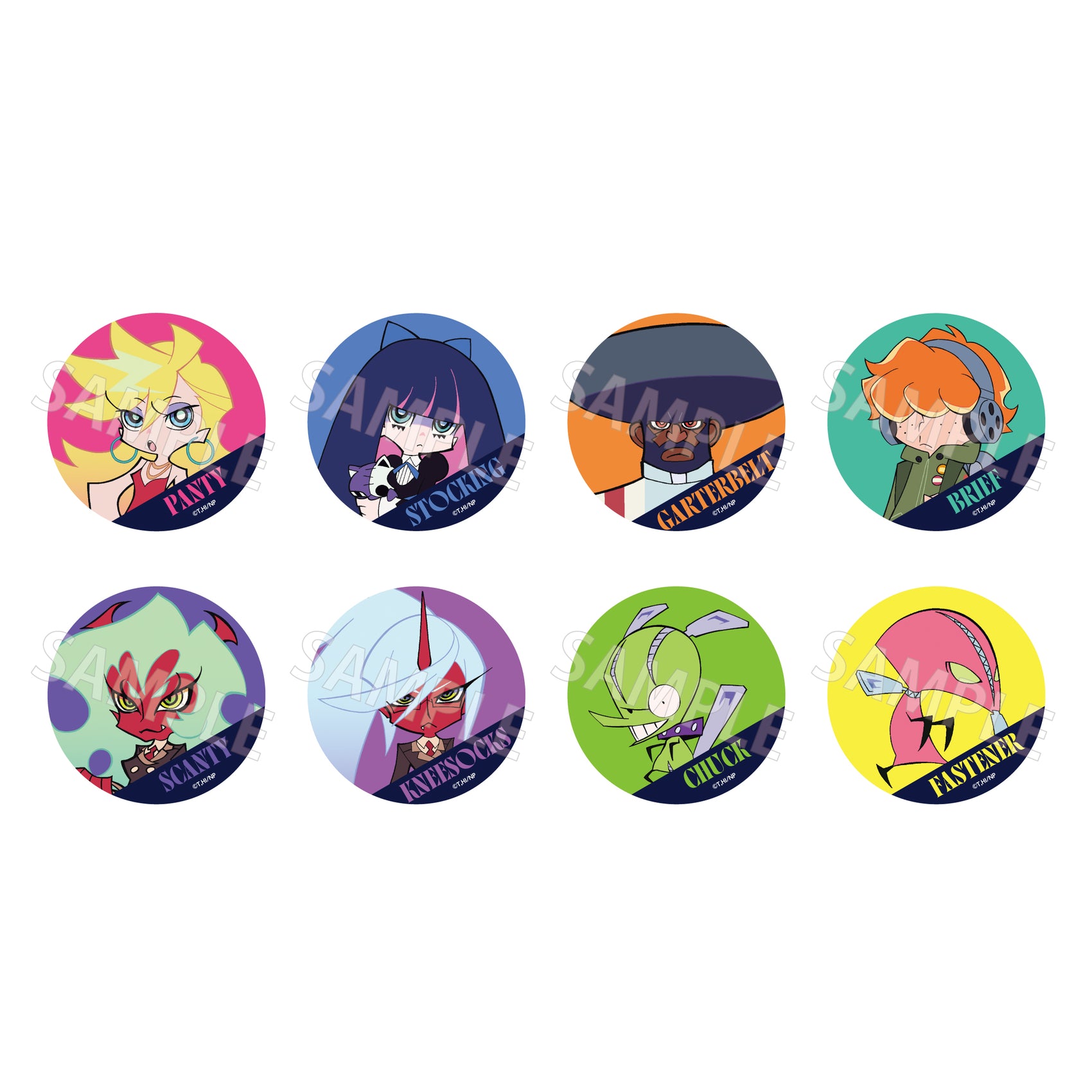 New Panty & Stocking with Garterbelt Trading Can Badge