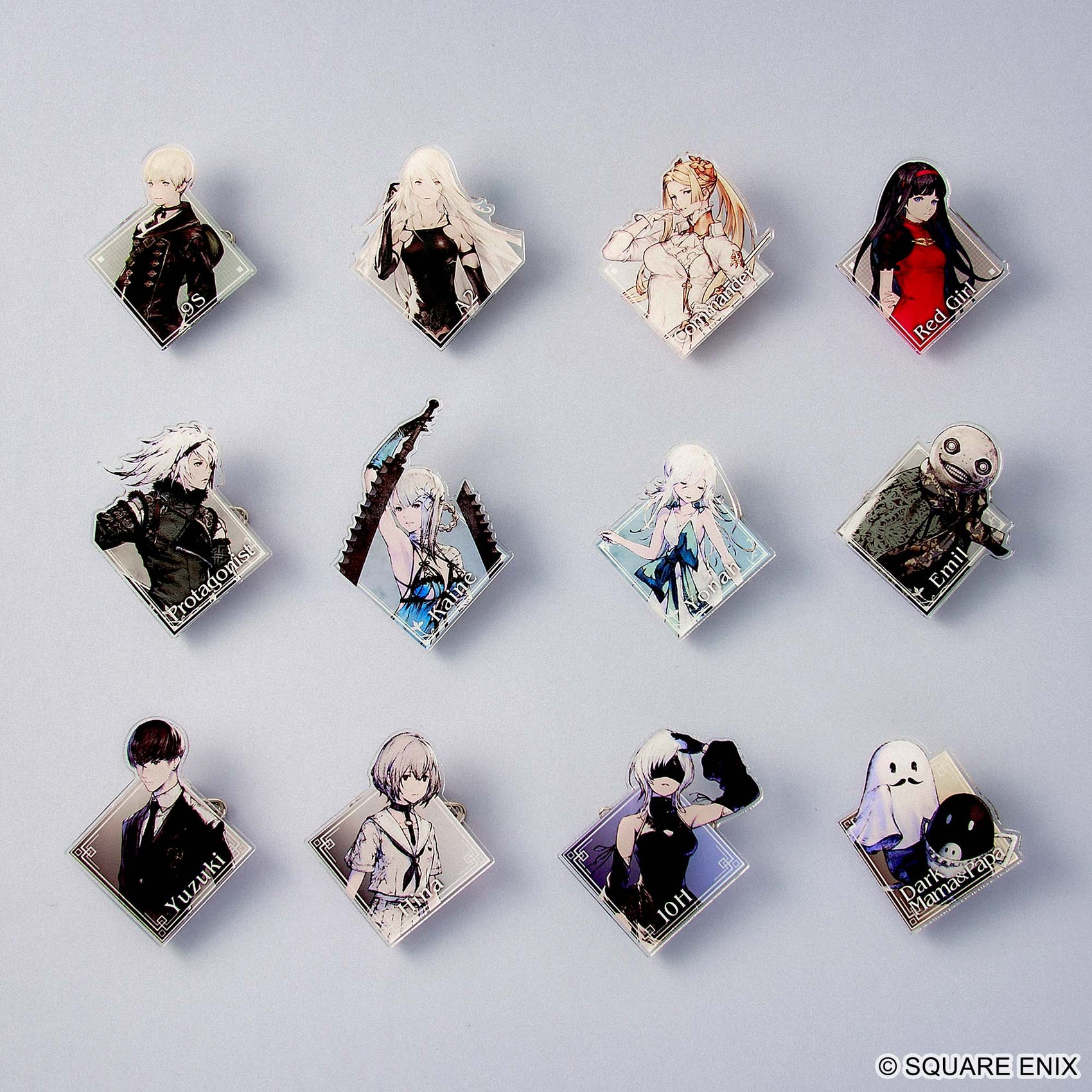 NieR Series Acrylic Badge Collection Vol. 2