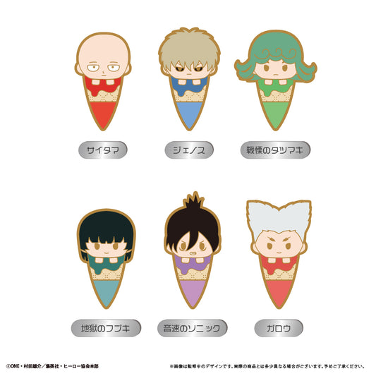 One-Punch Man Ice Cream Tapi-Pins