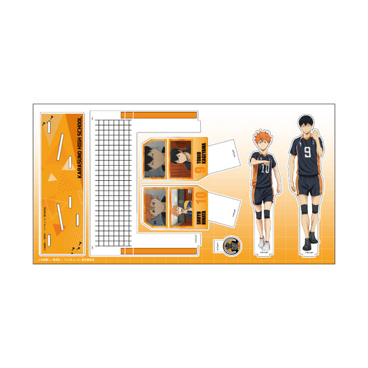 Premium Acrylic Diorama Plate Haikyu!! 01 Hinata Shoyo & Kageyama Tobio