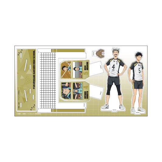 Premium Acrylic Diorama Plate Haikyu!! 04 Bokuto Kotaro & Akaashi Keiji