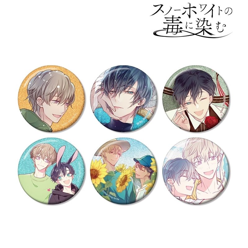 Snow White no Doku ni Somu Trading Glitter Can Badge