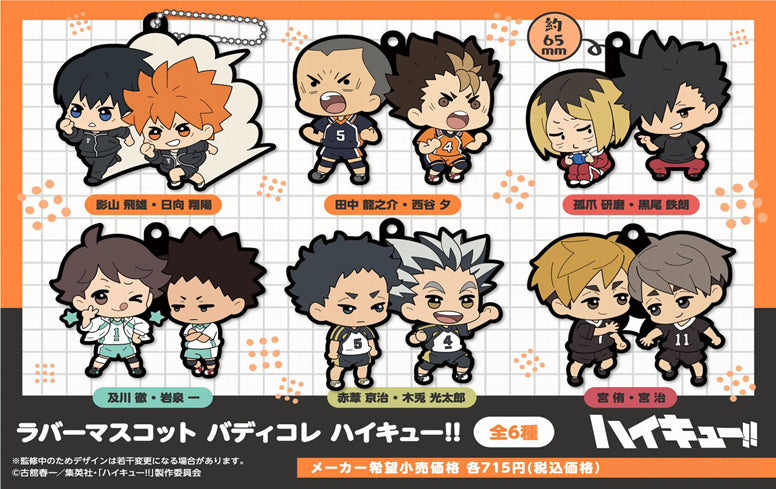 Rubber Mascot BuddyColle Haikyu!!