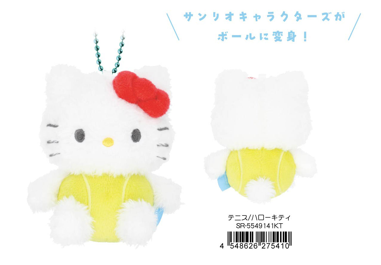 Sanrio Characters Plush Mascot Tennis Hello Kitty