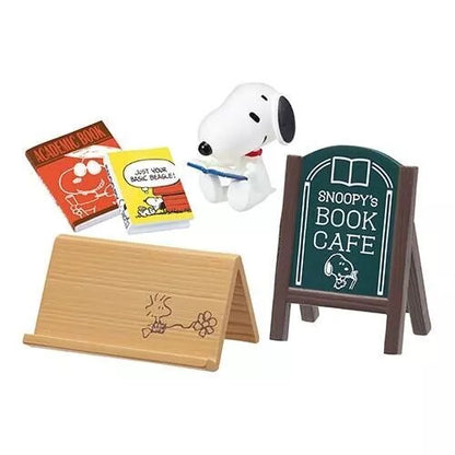 Re-Ment SNOOPY's Book Cafe