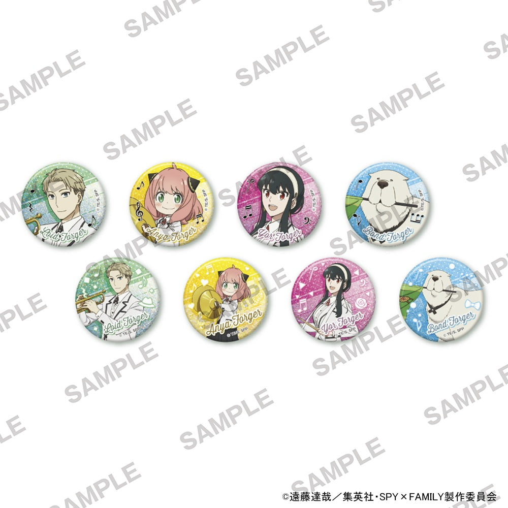 SPY x FAMILY Kirakira Can Badge Collection Marching Band Ver.
