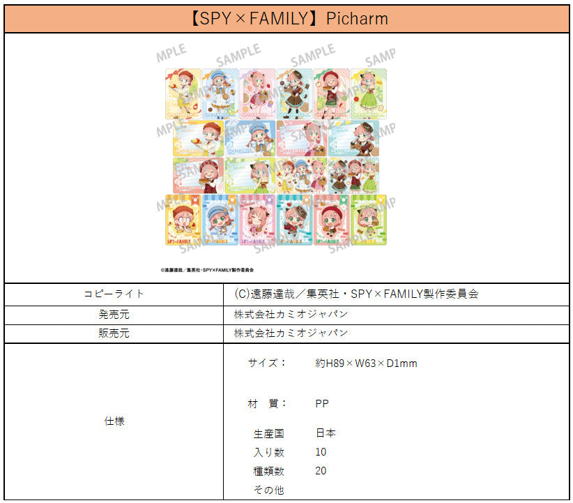 SPY x FAMILY Picharm Food