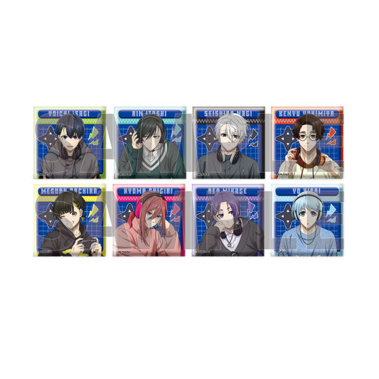 Square Can Badge Blue Lock 03 Game Commentary Ver. (Original Illustration)