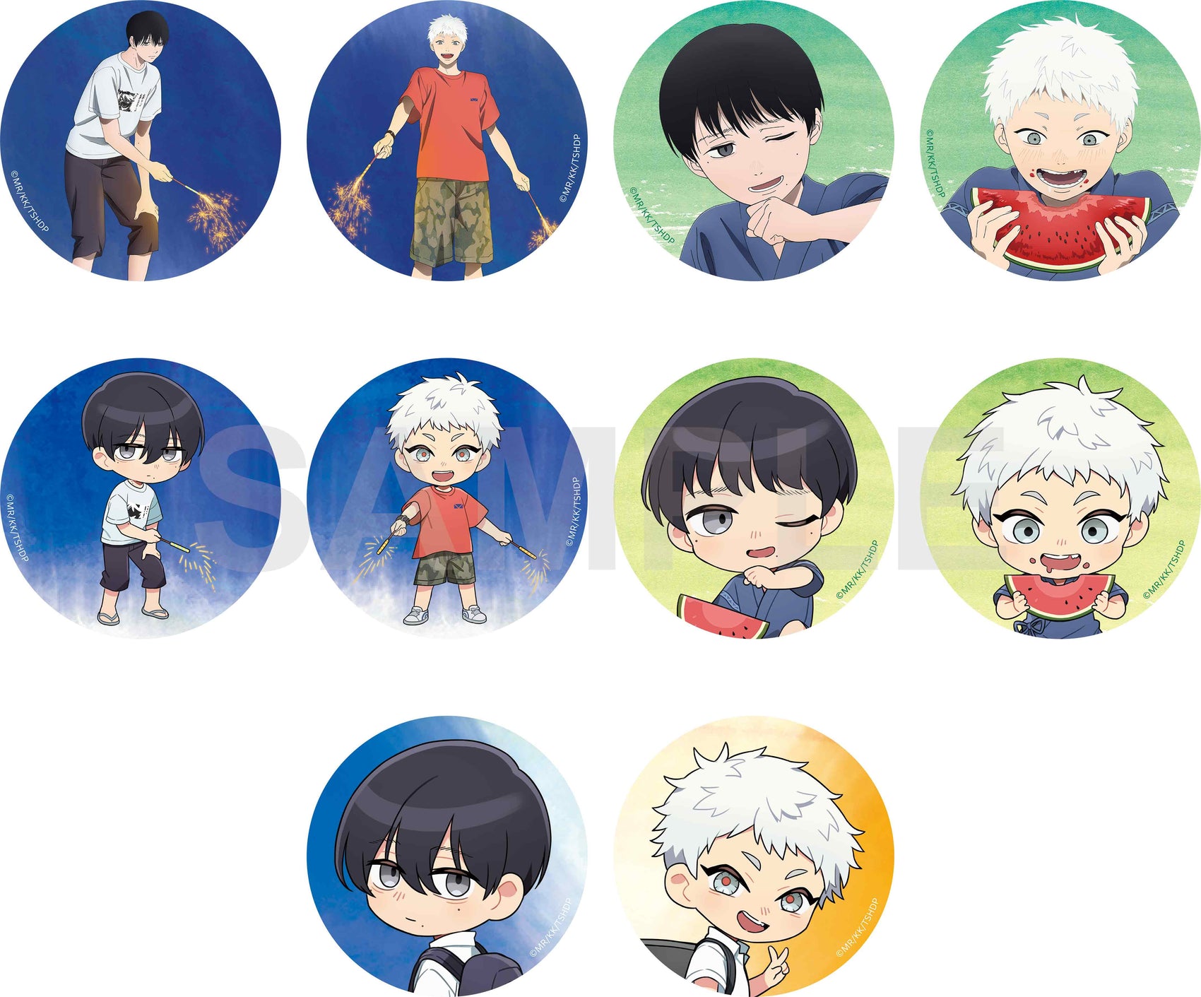 The Summer Hikaru Died Trading Can Badge Summer Day Series