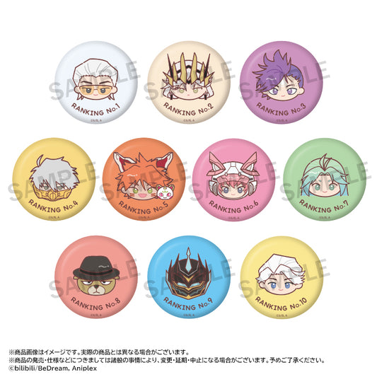 To Be Hero X Yurukoro Face Trading Can Badge