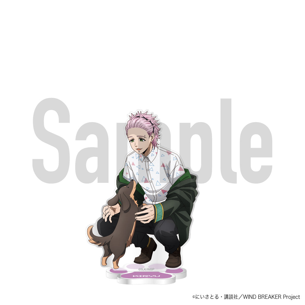 Wind Breaker Acrylic Stand Original Illustration Ver. Kiryu