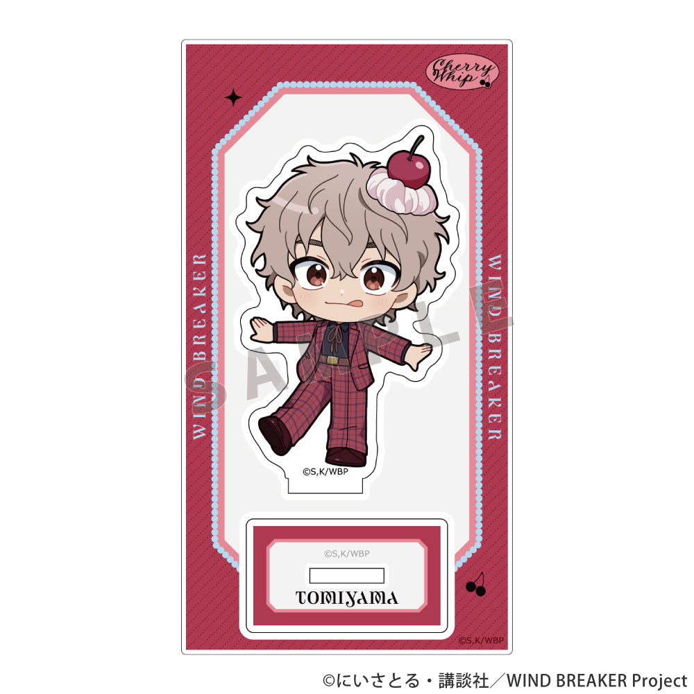 Wind Breaker Acrylic Stand Tomiyama Choji / Cherry Whip