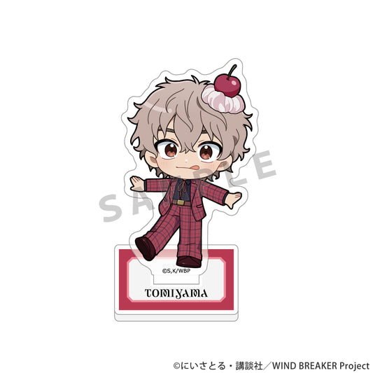 Wind Breaker Acrylic Stand Tomiyama Choji / Cherry Whip