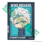 Wind Breaker Trading Clear Card